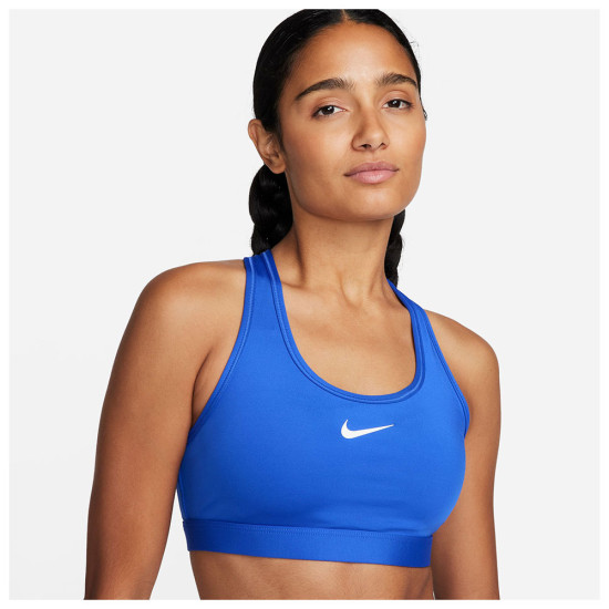Nike Γυναικείο μπουστάκι Swoosh Medium-Support Padded Sports Bra